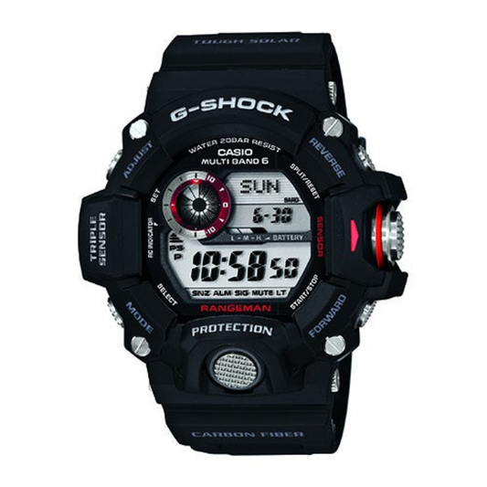 G-SHOCK RANGEMAN SOLAR TRIPLE SENSOR WATCH BLACK