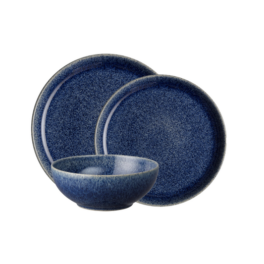 DENBY STUDIO BLUE 12PC DINNERWARE SET