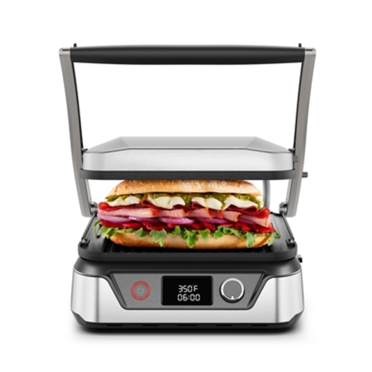 5-IN-1 PANINI PRESS GRILL, SILVER