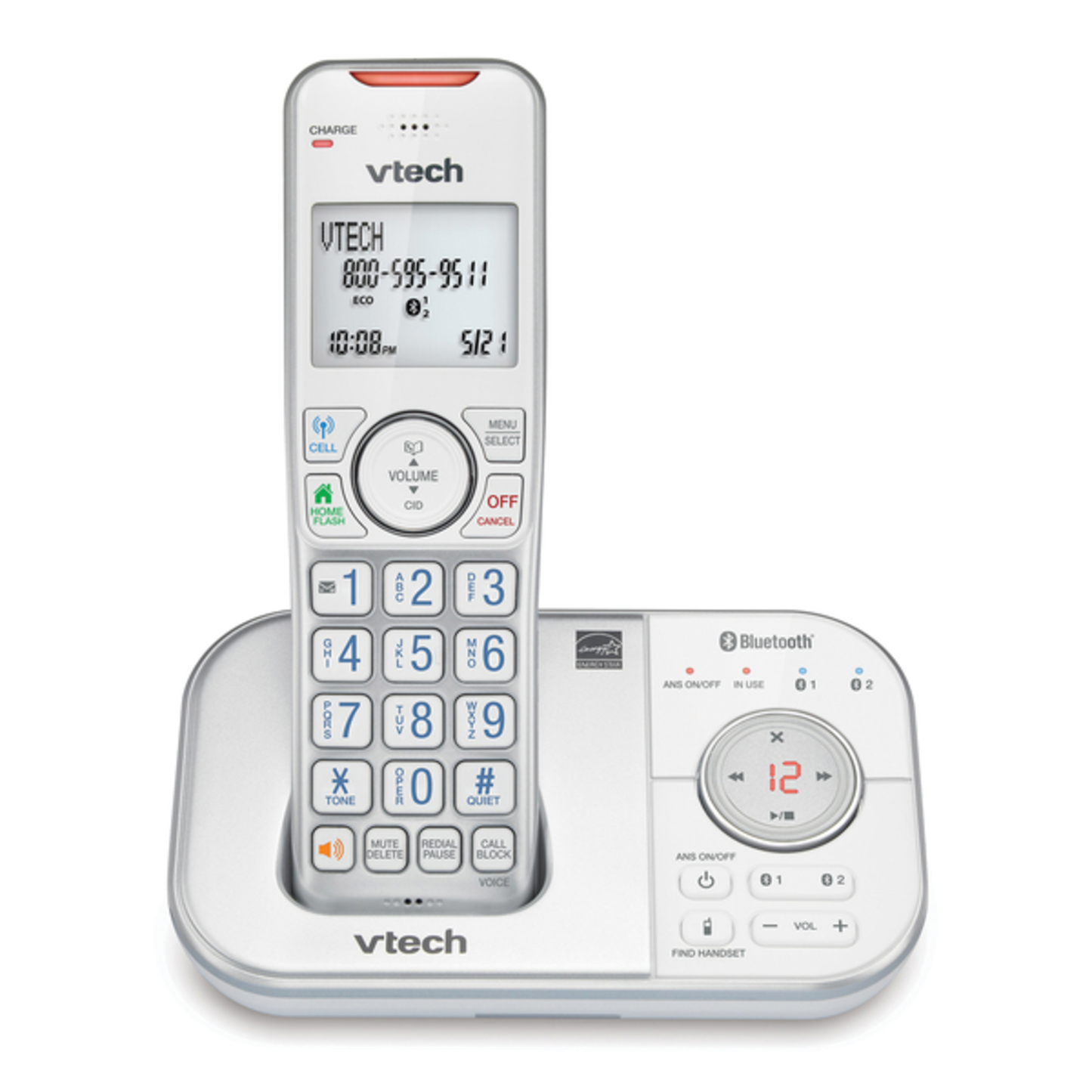 1H DECT 6.0 BT PHONE SLV