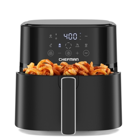 TURBOFRY TOUCH AIR FRYER, BLACK, 6 QUART