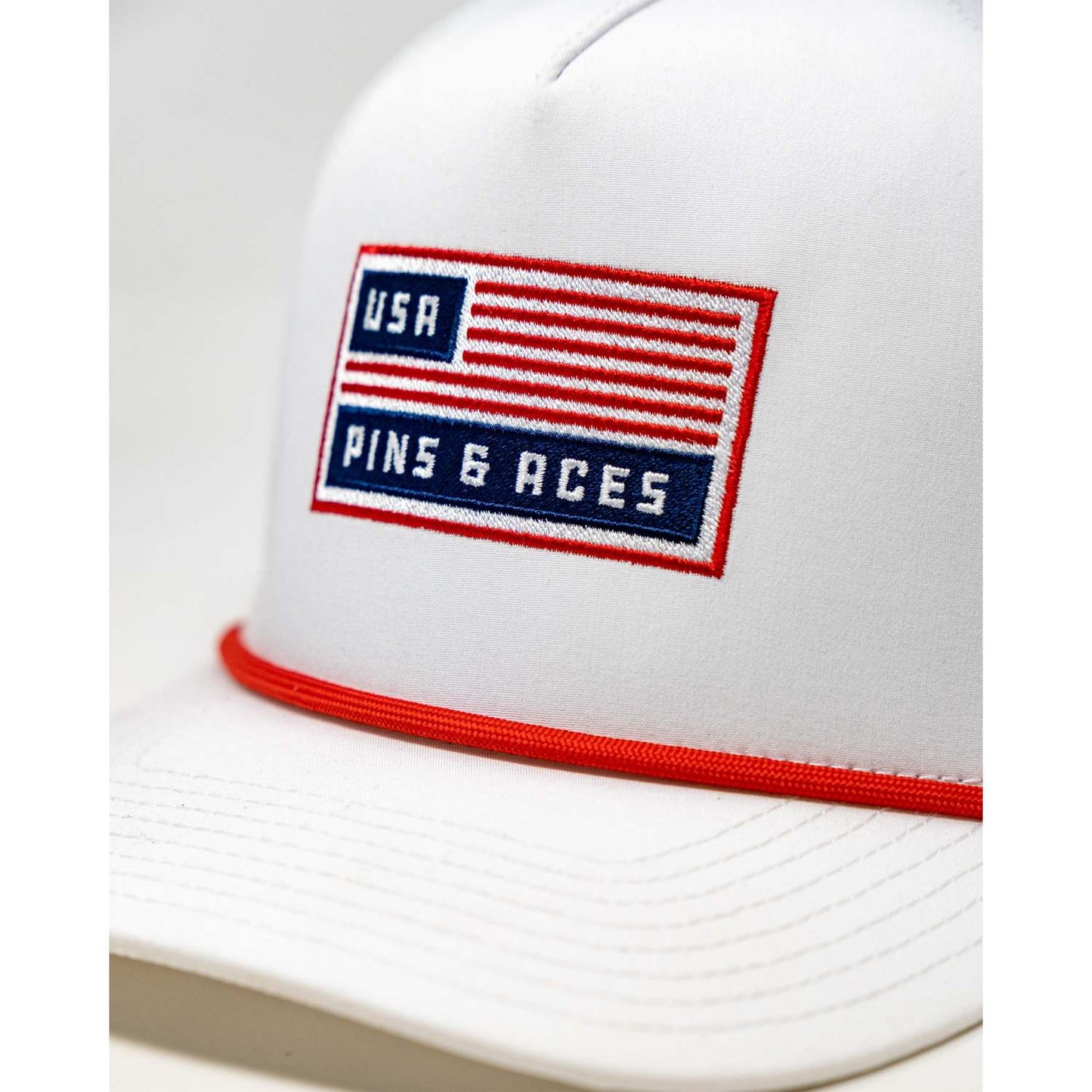 PERFORATED ROPE HAT - USA