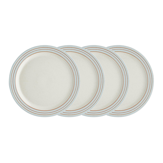 DENBY HERITAGE PAVILION SET OF 4 DINNER PLATES