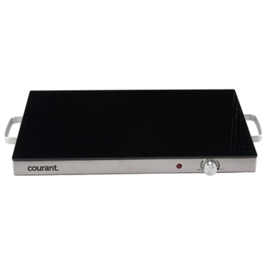 COURANT 14X22 CERAMIC GLASS WARMER, STAINLESS STEEL