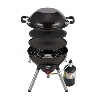 4-IN-1 PORTABLE PROPANE STOVE BLACK