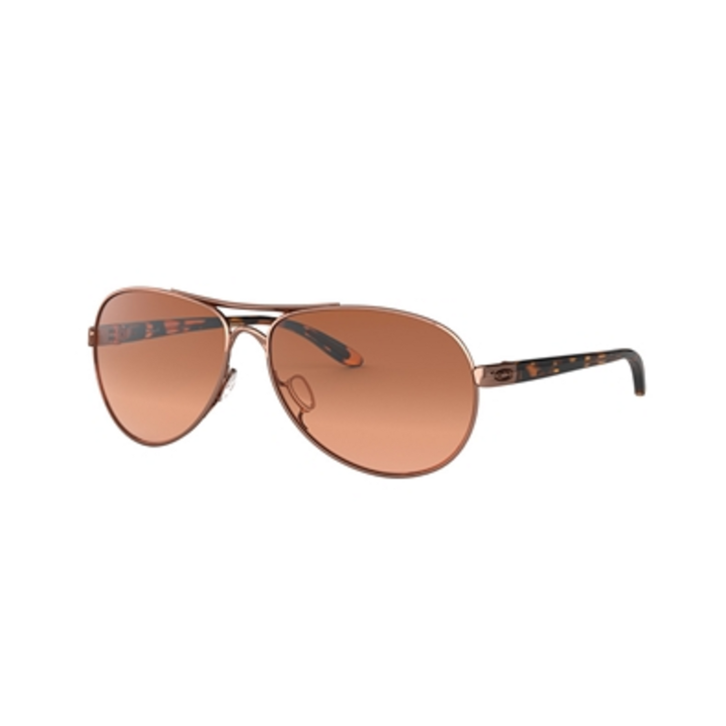 FEEDBACK WOMEN'S NON-POLAR SUNGLASSES, ROSE GOLD, BROWN GRADIENT, 59