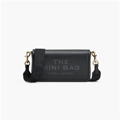 THE LEATHER MINI BAG, BLACK