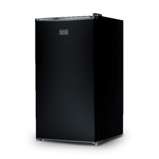 COMPACT REFRIGERATOR, BLACK, 4.3 CU. FT