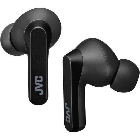 JVC RIPTIDZ TRUE WIRELESS IN-EAR HEADPHONES - BLACK