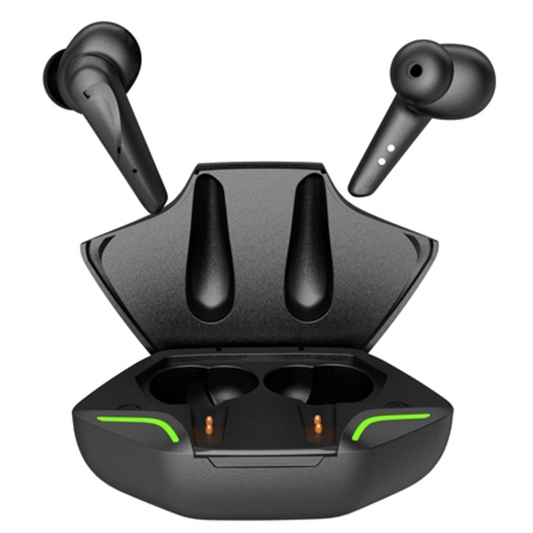 GAMING TWS W/ CHARGING CASE, BLACK