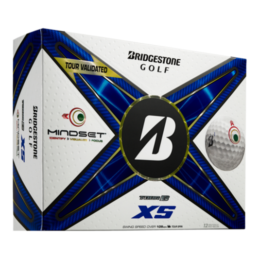 BRIDGESTONE TOUR B XS MINDSET GOLF BALLS