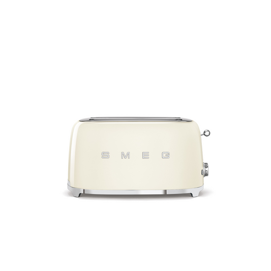 SMEG 50'S RETRO STYLE AESTHETIC 4 SLICE TOASTER - CREAM