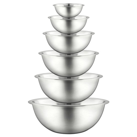 6PC STNLS STL MXNGBWL ST