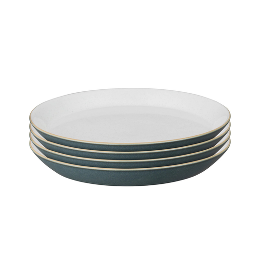 DENBY IMPRESSION CHARCOAL SET OF 4 MEDIUM PLATE