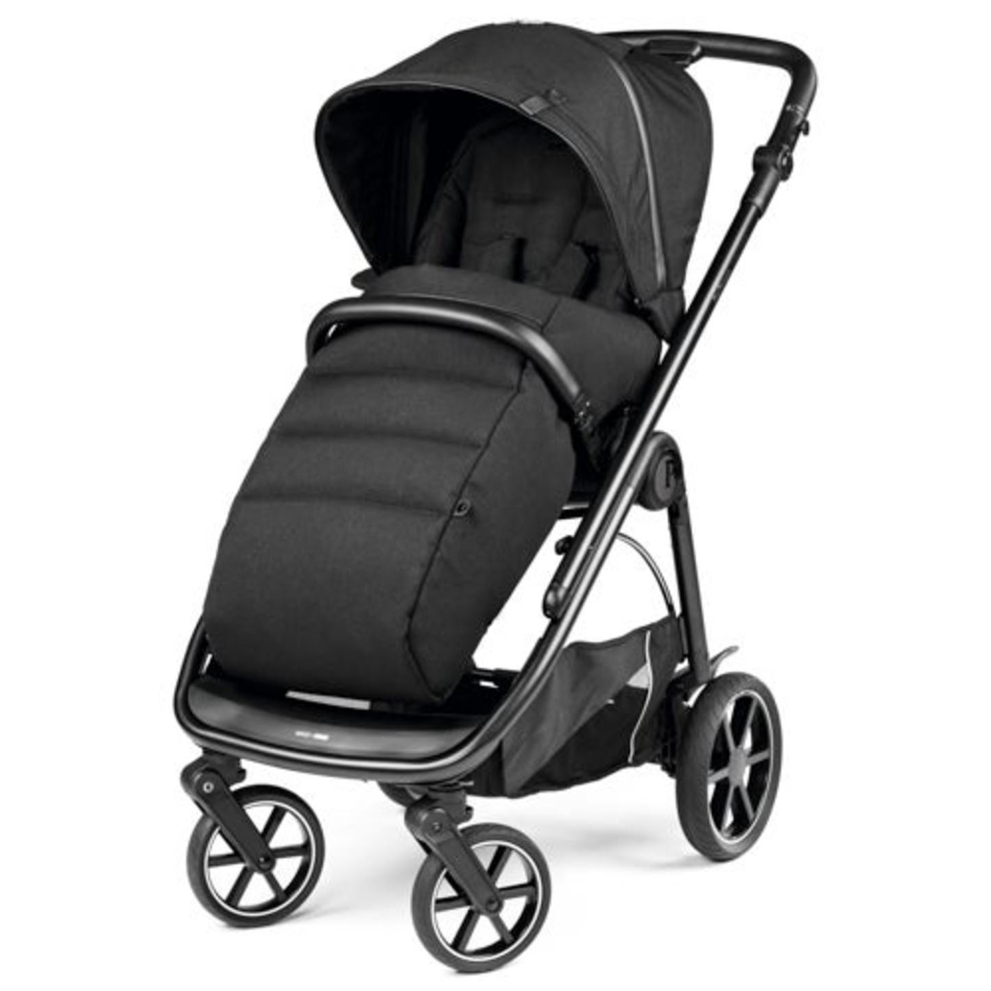 VELOCE COMPACT & LIGHTWEIGHT STROLLER W/ REVERSIBLE SEAT TRUE BLACK