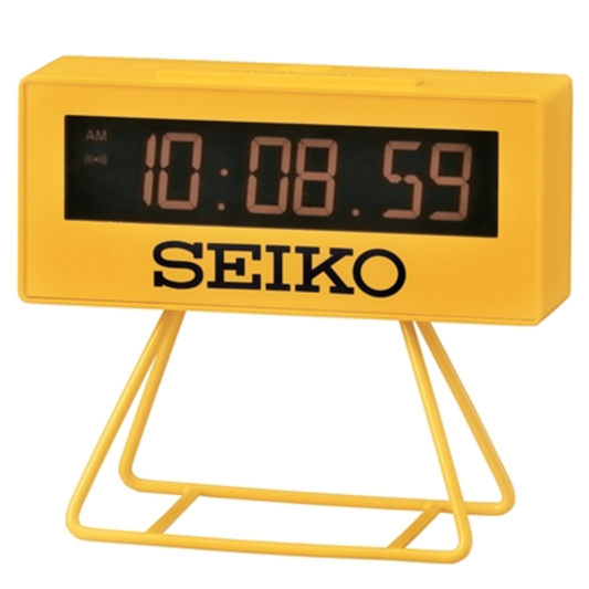 VICTORY MARATHON ALARM CLOCK, MATTE YELLOW