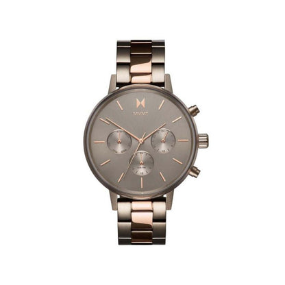 LADIES NOVA ORION TITANIUM & ROSE GOLD SS CHRONOGRAPH WATCH TITANIUM DIAL
