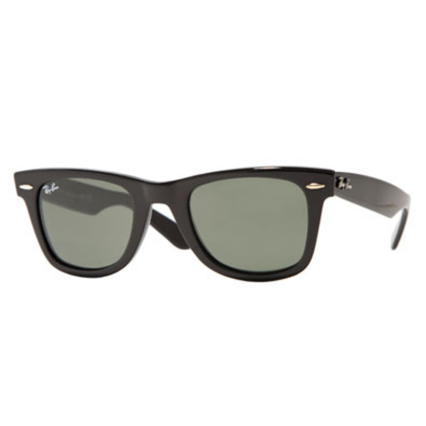 ORIGINAL WAYFARER NON-POLAR SUNGLASSES, BLACK/CRYSTAL GREEN, 50