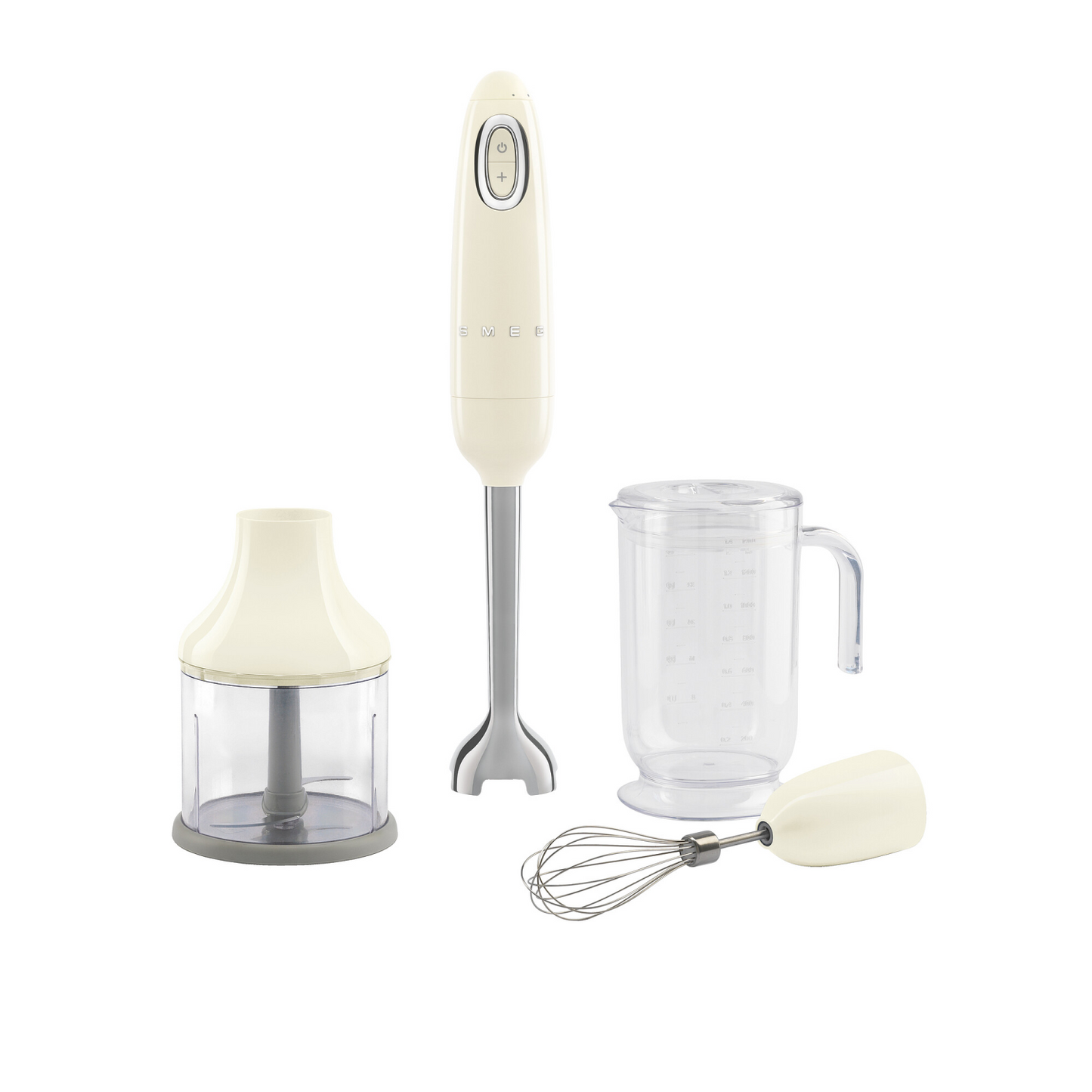 SMEG NEW TRITAN RENEW HAND BLENDER W/ ACCESSORIES - CREAM