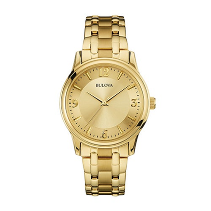 MENS CORPORATE COLLECTION GOLD-TONE STAINLESS STEEL WATCH GOLD DIAL