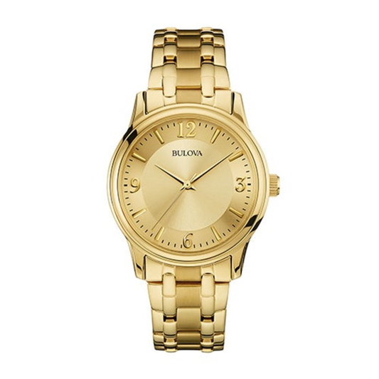 MENS CORPORATE COLLECTION GOLD-TONE STAINLESS STEEL WATCH GOLD DIAL