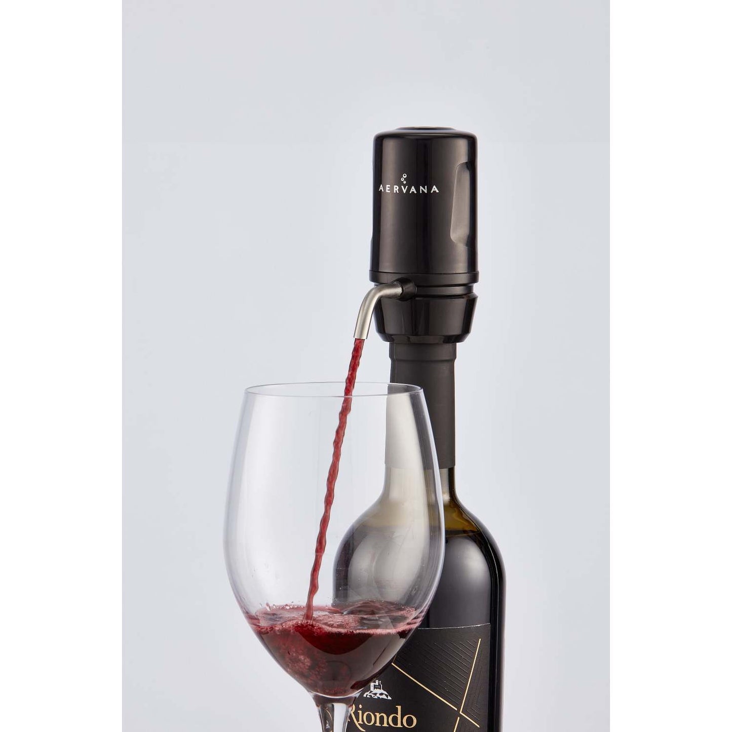 TRAVEL PORTABLE ELECTRIC AERATOR W/ CORKSCREW BLACK