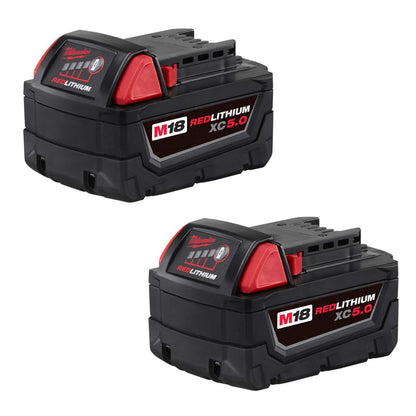 M18 REDLITHIUM XC5.0 EXTENDED CAPACITY BATTERY PACK 2-PACK