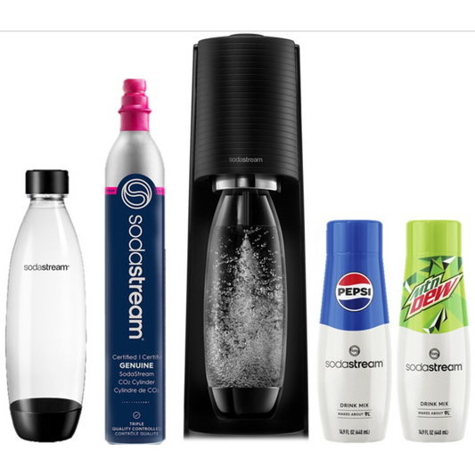SODASTREAM TERRA BUNDLE KIT - BLACK