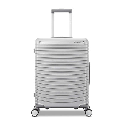 FRAMELOCK MAX CARRY-ON HARDSIDE SPINNER GLACIAL SILVER