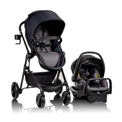 PIVOT MODULAR TRAVEL SYSTEM W/ LITEMAX INFANT CAR SEAT CASUAL GRAY
