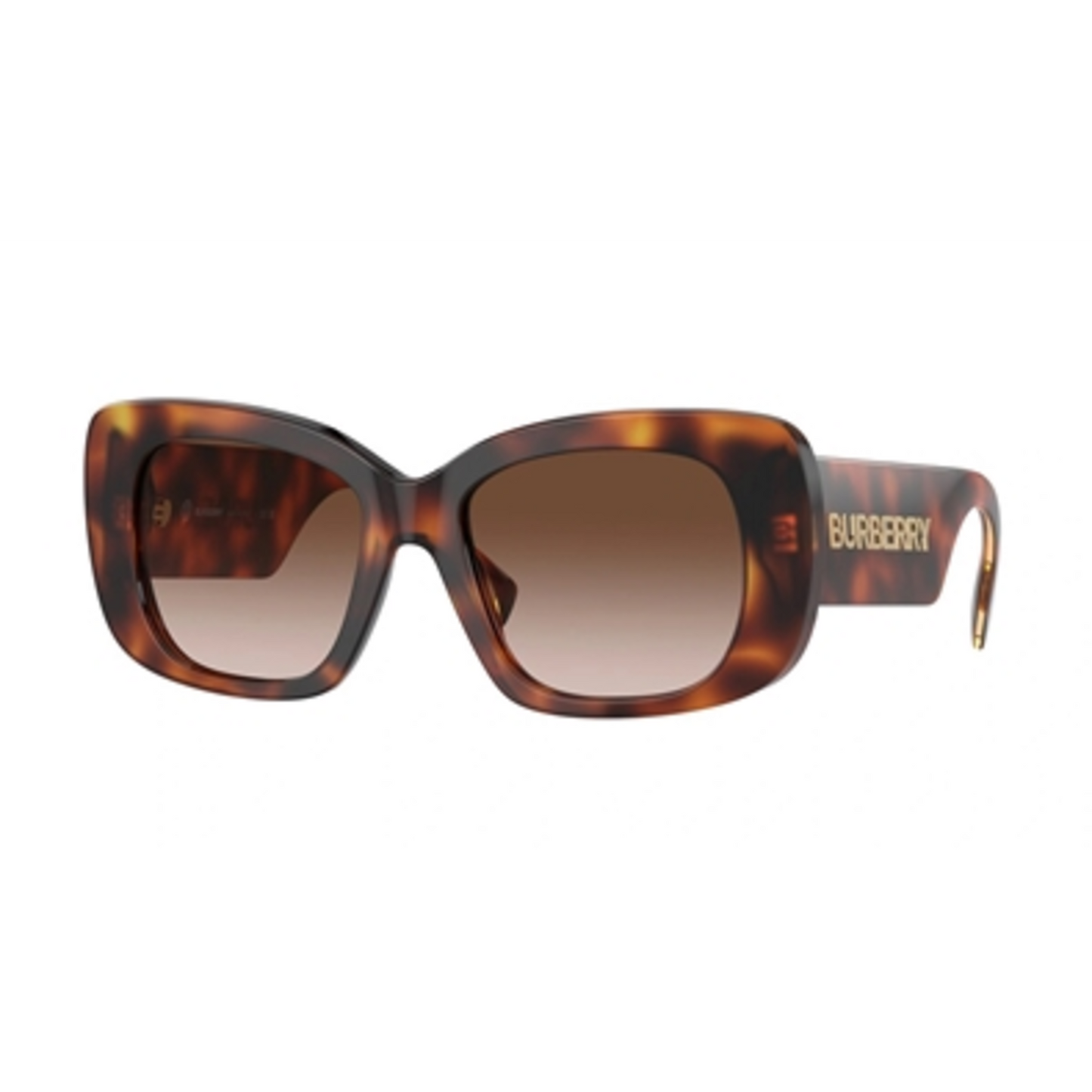 WOMENS NON POLARIZED SQUARE SUNGLASSES, HAVANA/BROWN, 52