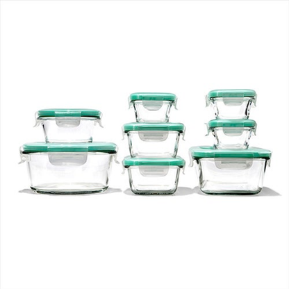 GOOD GRIPS 16PC SMART SEAL GLASS CONTAINER SET
