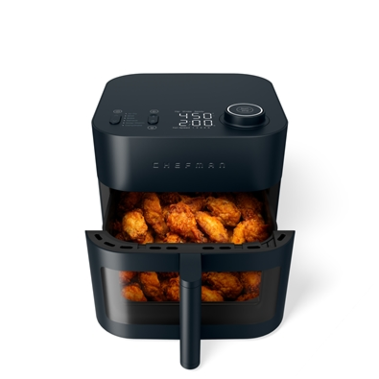 CRISPINATOR DIGITAL AIR FRYER, MIDNIGHT, 8 QUART