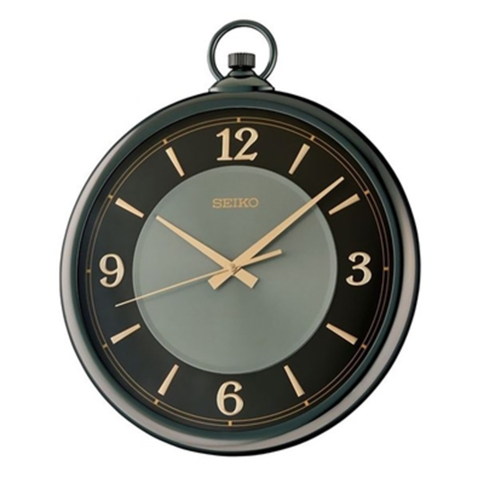 BUTLER WALL CLOCK, BLACK