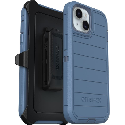OTTERBOX APPLE IPHONE 15, IPHONE 14 AND IPHONE 13 DEFENDER PRO SERIES CASE - BABY BLUE JEANS