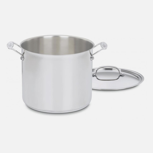 CUISINAR CHEFS CLASSIC STAINLESS 12 QUART STOCKPOT WITH COVER
