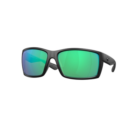REEFTON MEN'S SUNGLASSES POLARIZED, BLACK/GREEN, 64