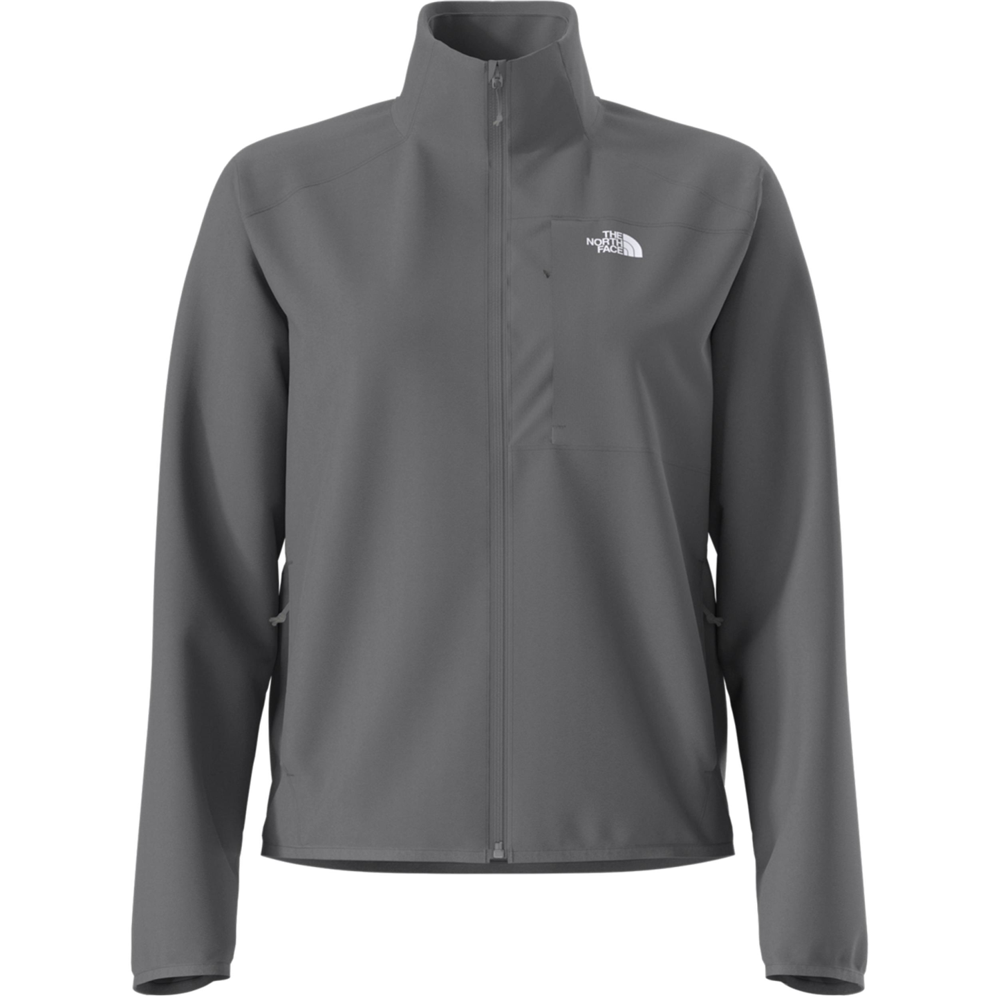 THE NORTH FACE WOMEN'S TNF PERFORMANCE FLEECE FULL ZIP JACKET - SMOKED PEARL