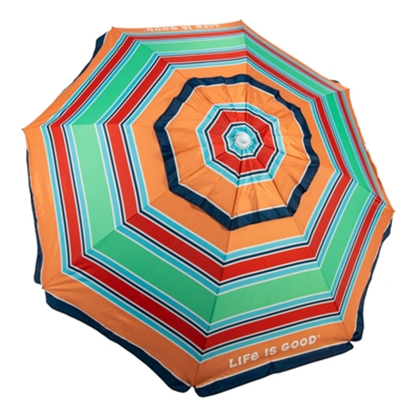 UMBRELLA WITH INTEGRATED SAND ANCHOR, 7'