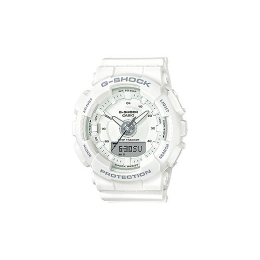 UNISEX G-SHOCK S SERIES STEP & TRACK WATCH WHITE