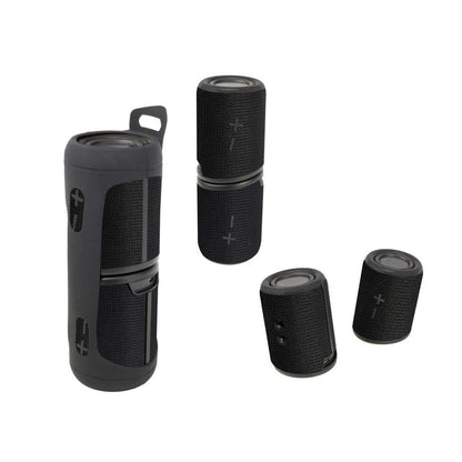 MAGNETIC+ PORTABLE DUAL WIRLESS SPEAKERS BLACK