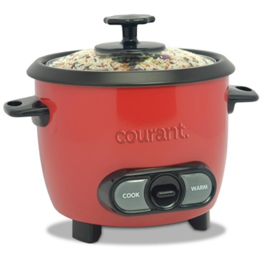 COURANT 6C RICE COOKER - RED, RED