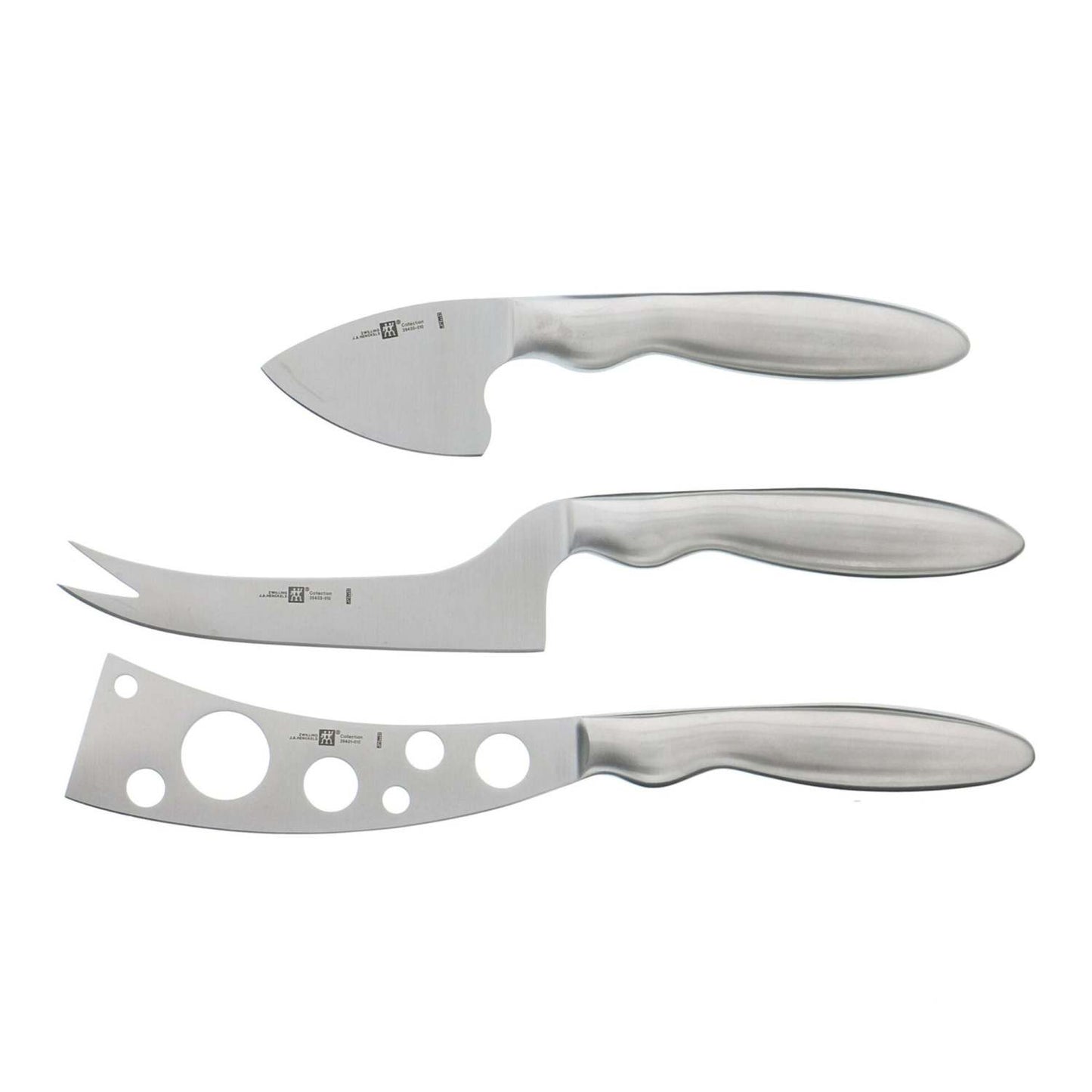 3PC STAINLESS STEEL CHEESE KNIFE SET
