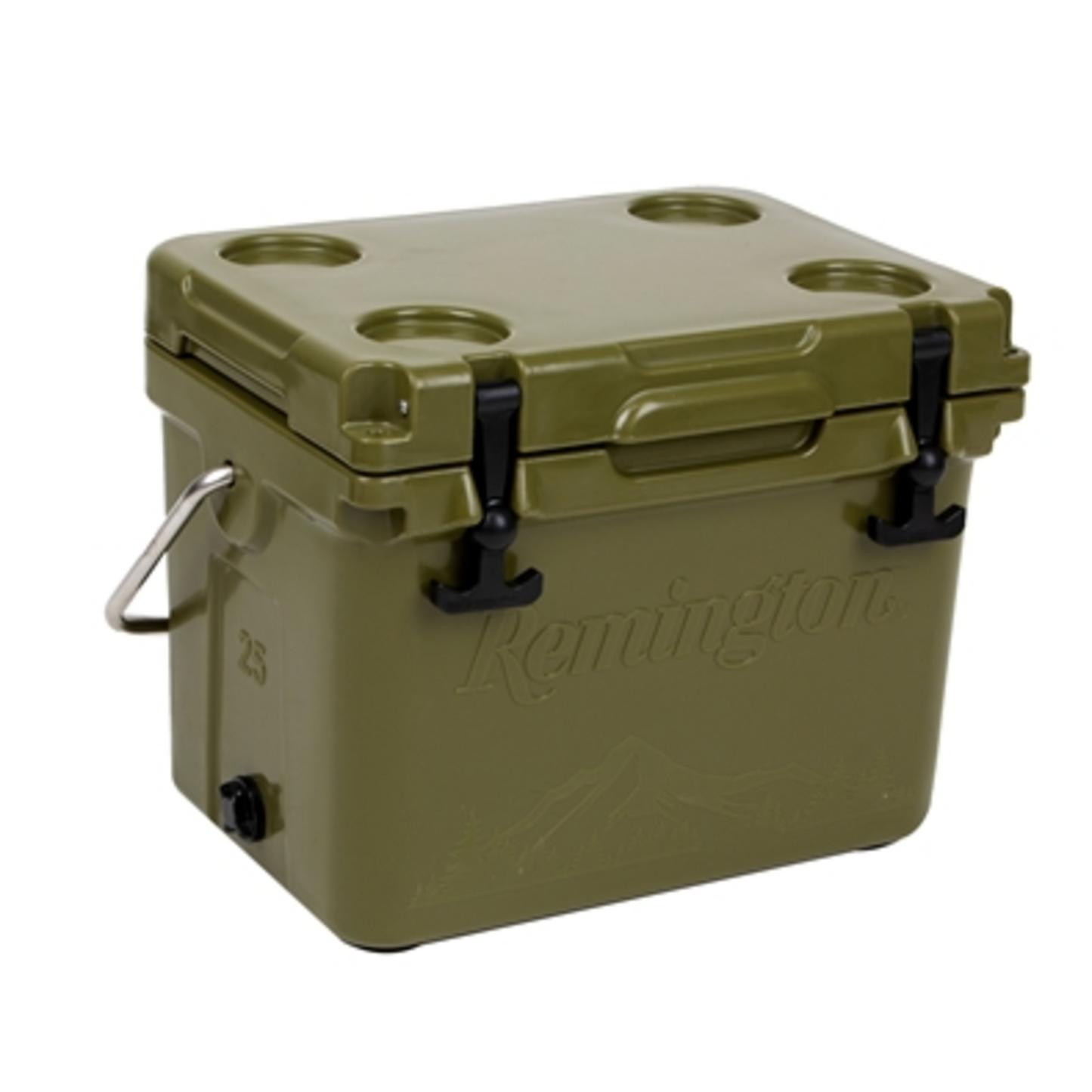 ROTOMOLDED COOLER, OD GREEN, 25QT