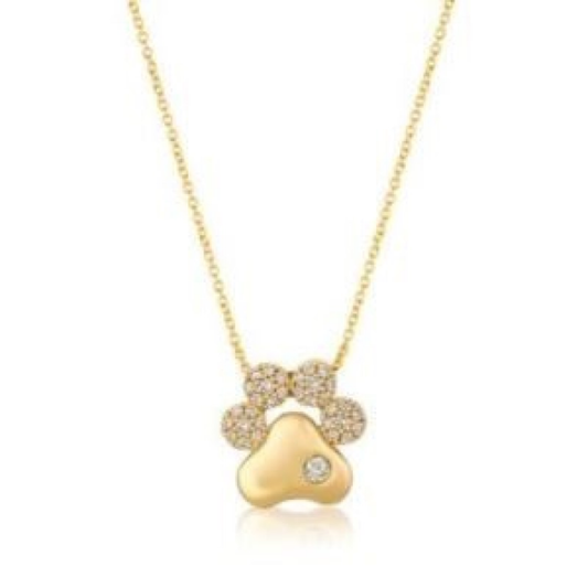 HONEY GOLD PENDANT NECKLACE