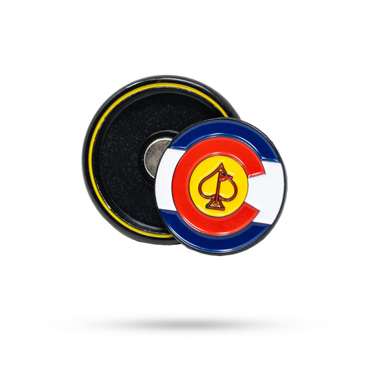 POP OUT MEDALLION BALL MARKER - COLORADO