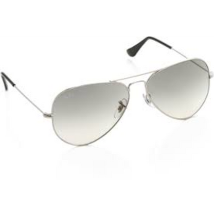 AVIATOR UNISEX NON-POLAR SUNGLASSES, SILVER, 58