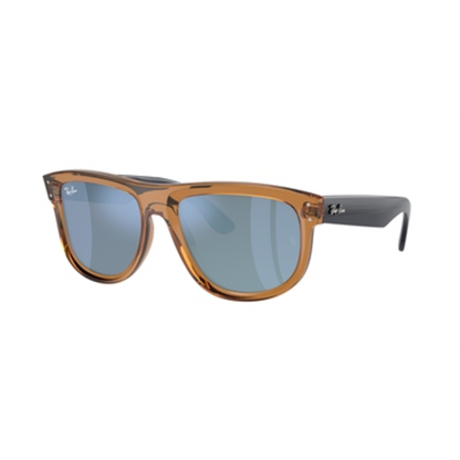 REVERSE UNISEX NON-POLAR SUNGLASSES, BROWN/BLUE, 56