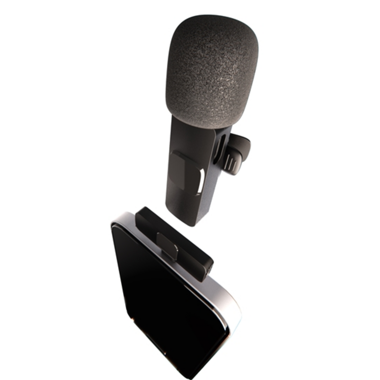 WIRELESS MIC W/ LIGHTENING ADAPTER, BLACK