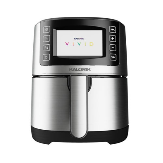 7QT VIVID SERIES TOUCHSCREEN AIR FRYER STAINLESS STEEL